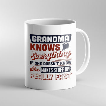 Gearhumans Gearhuman 3D Grandma Knows Everything Mug GJ290319 Mug 11oz