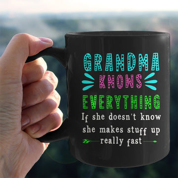 Gearhumans 3D Grandma Knows Everything Mug