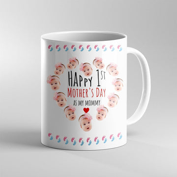 Gearhumans 3D Happy 1st Mothers Day As My Mommy Mug