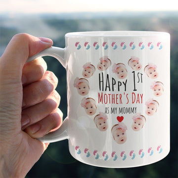 Gearhumans 3D Happy 1st Mothers Day As My Mommy Mug