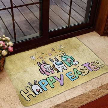 Gearhumans 3D Happy Easter Among Us Doormat