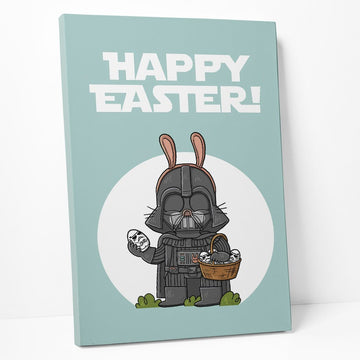 Gearhumans 3D Happy Easter Darth Vader Custom Canvas