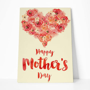 Gearhumans 3D Happy Mothers Day Canvas