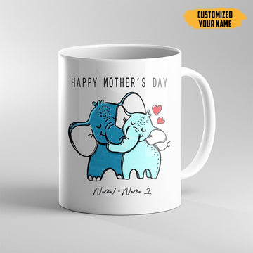 Gearhumans 3D Happy Mothers Day Custom Name Mug