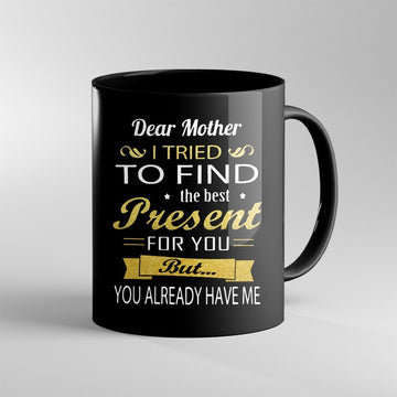 Gearhumans 3D Happy Mothers Day Gift Dear Mother Custom Name Mug