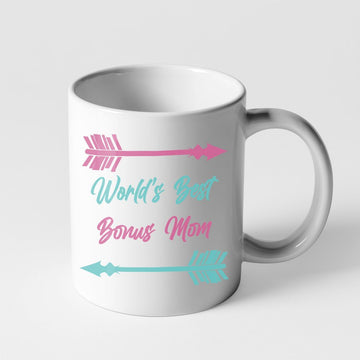 Gearhumans 3D Happy Mothers Day Gift Worlds Best Bonus Mom Custom Name Mug
