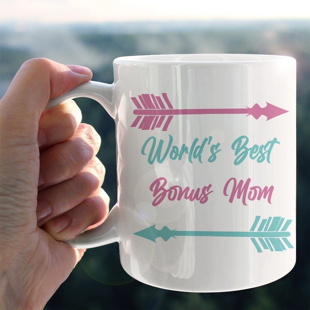 Gearhumans Gearhuman 3D Happy Mothers Day Gift Worlds Best Bonus Mom Custom Name Mug GO24034 Mug