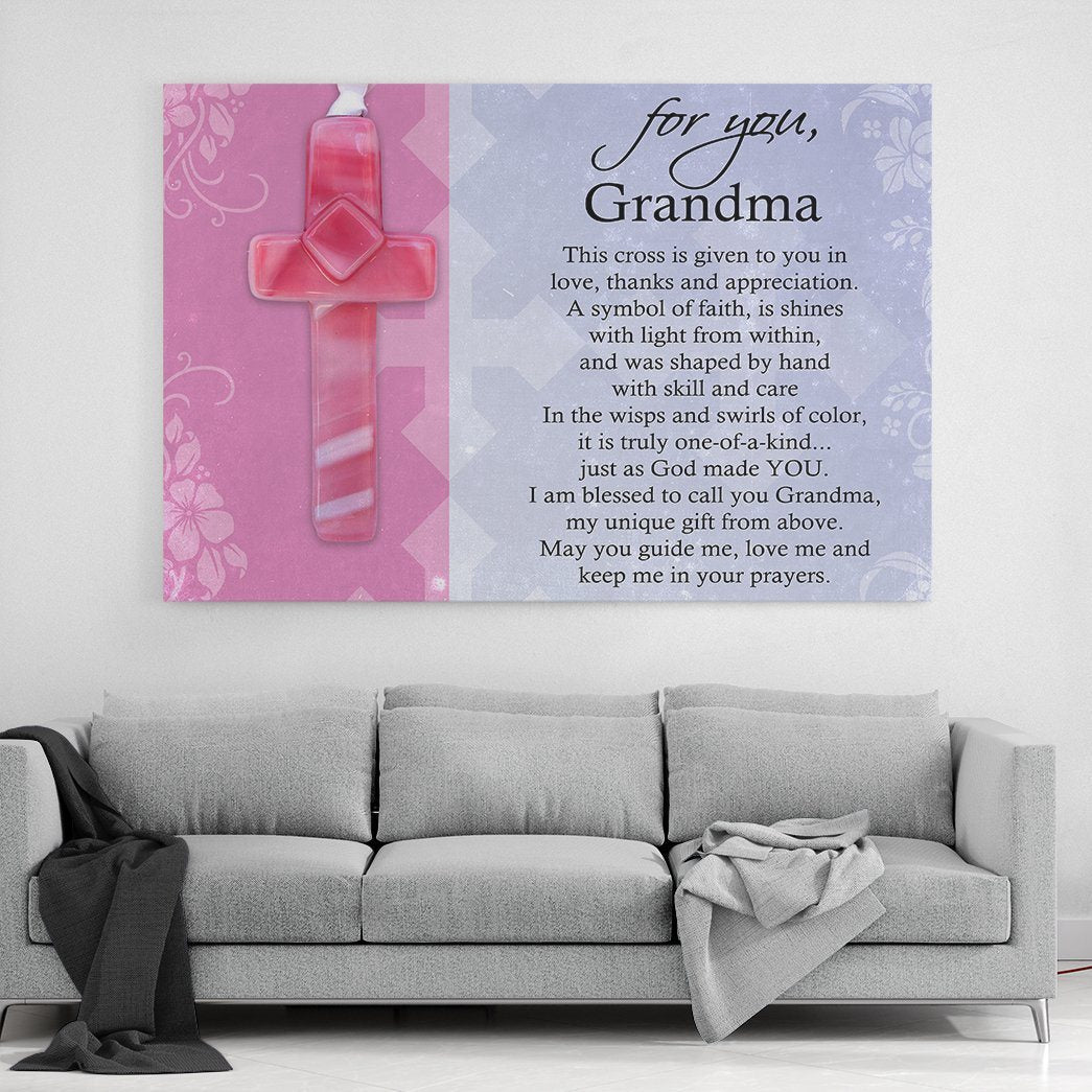 Gearhumans Gearhuman 3D Happy Mothers Day Grandma Custom Canvas GW220315 Canvas