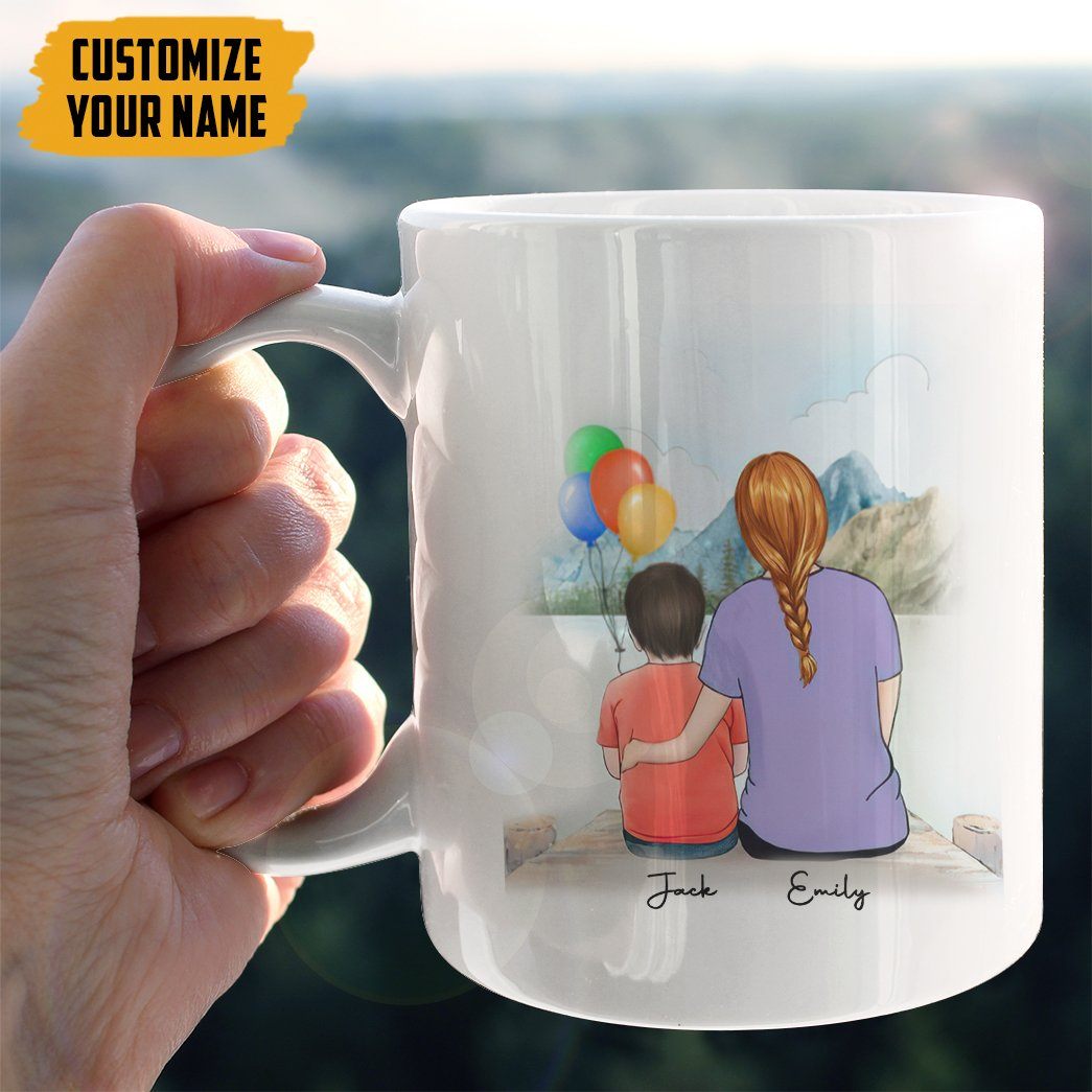 Gearhumans Gearhuman 3D Happy Mothers Day Love Needs No Words Custom Name Mug GO250346 Mug