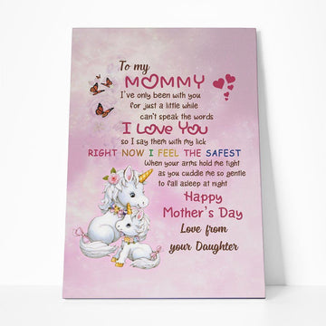 Gearhumans 3D Happy Mothers Day to Mommy Canvas