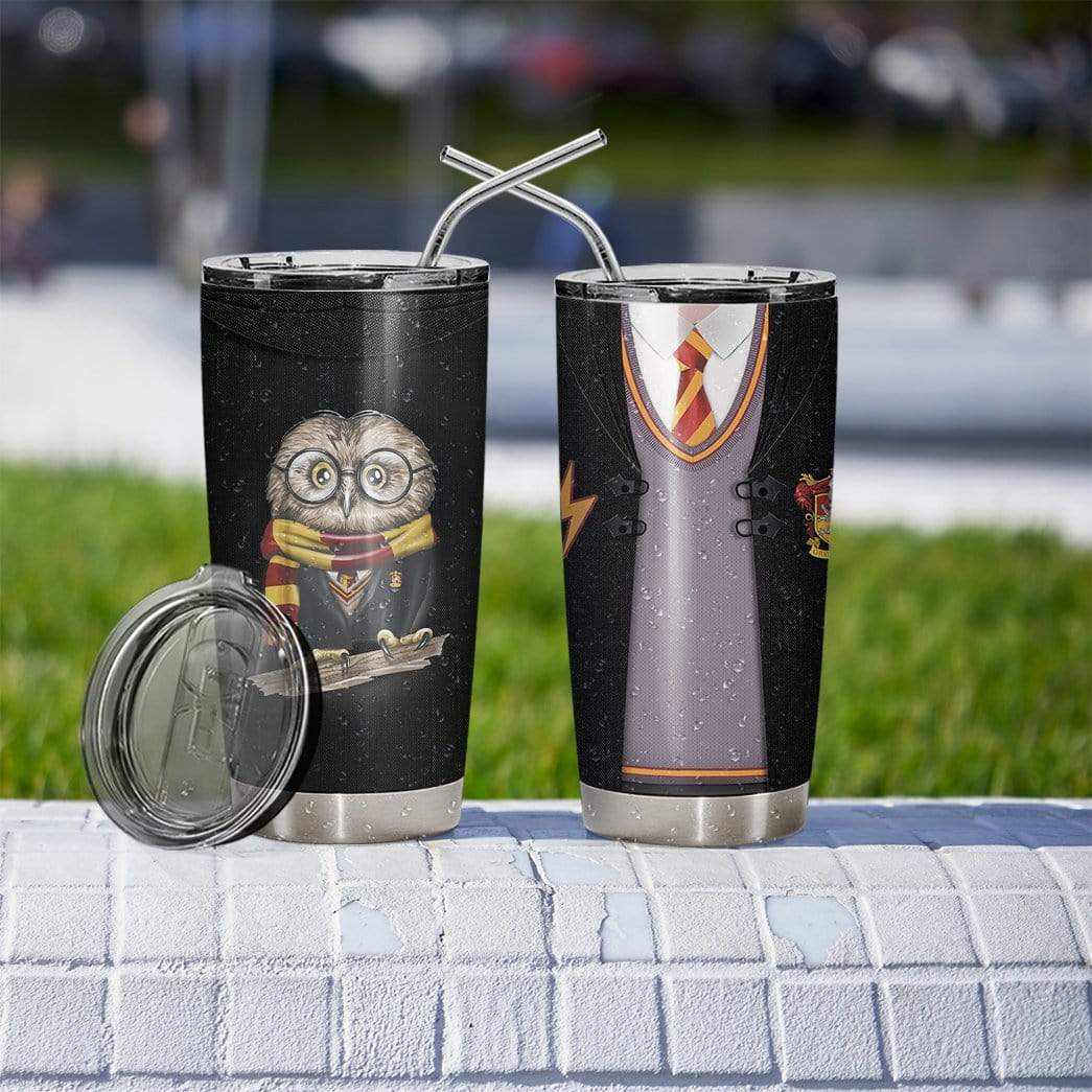 Gearhumans 3D Star Wars Custom Design Vacuum Insulated Glitter Tumbler