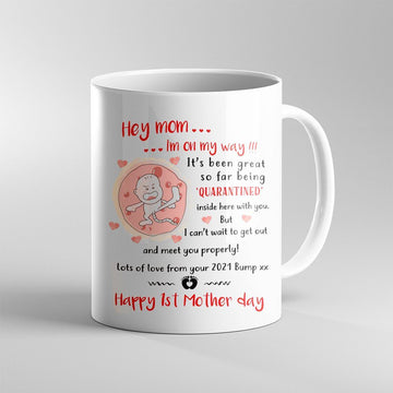 Gearhumans 3D Hey Mommy Im On My Way Mug