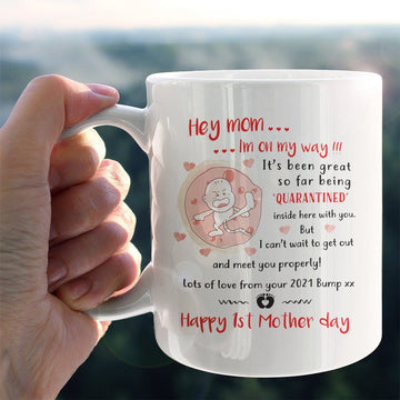 Gearhumans 3D Hey Mommy Im On My Way Mug