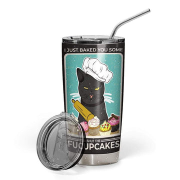 Gearhumans 3D I Just Baked You Some Fucupcakes Custom Name Design Vacuum Insulated Tumbler