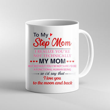 Gearhumans 3D I Love You To The Moon and Back Mug