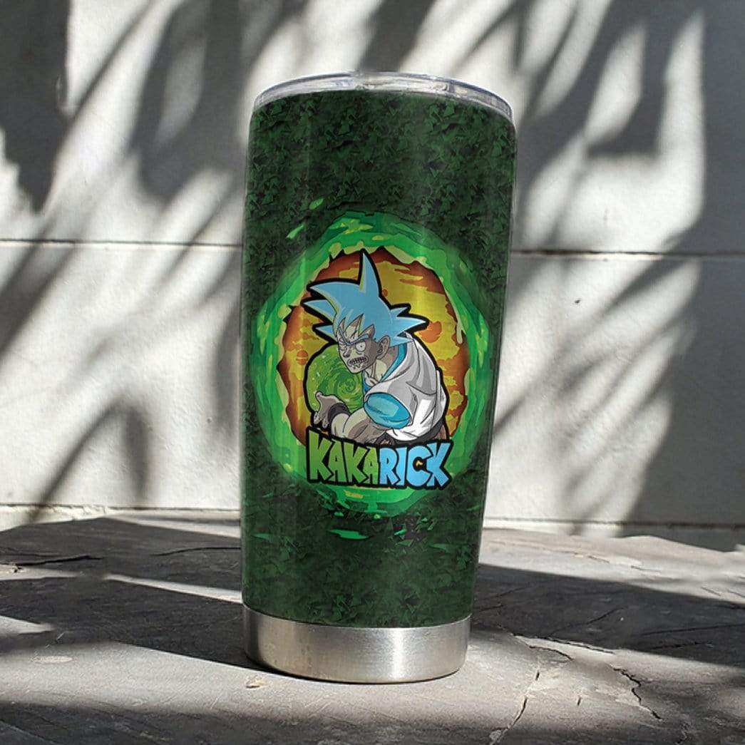 Gearhumans Gearhuman 3D Kakarick goku rick Custom Name Design Vacuum Insulated Tumbler GV04075 Tumbler