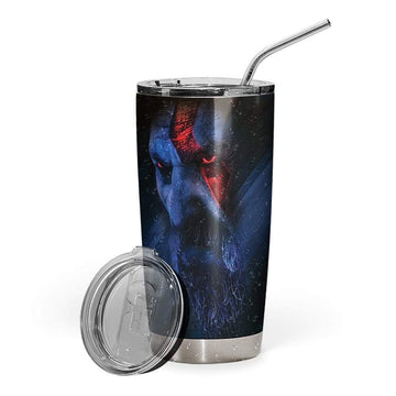 Gearhumans 3D Kratos Kill Thanos Custom Name Tumbler