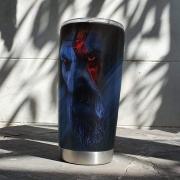 Gearhumans 3D Kratos Kill Thanos Custom Name Tumbler