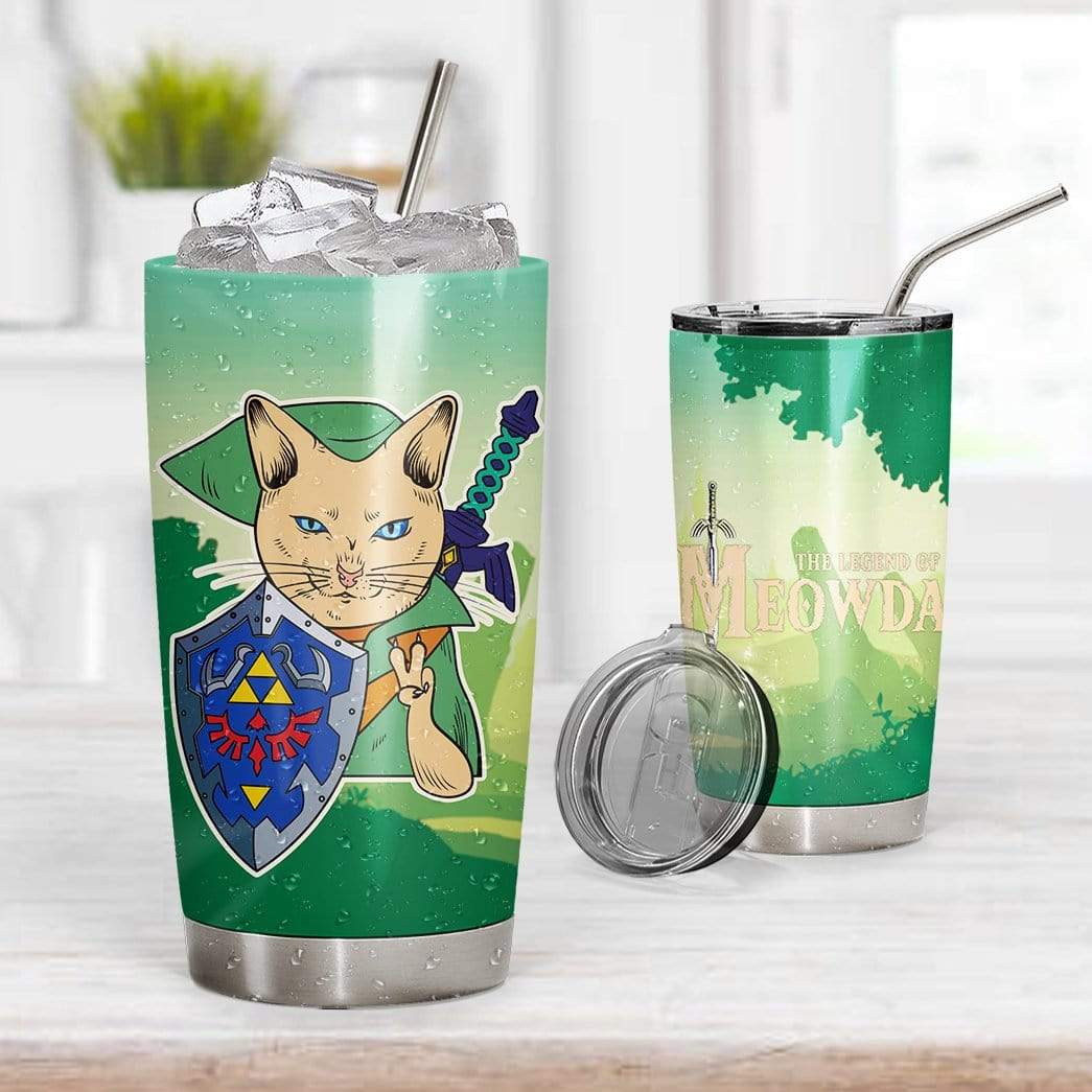 Gearhumans 3D Star Wars Custom Design Vacuum Insulated Glitter Tumbler