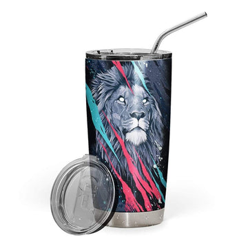 Gearhumans 3D Lion King Custom Design Vacuum Insulated Tumbler