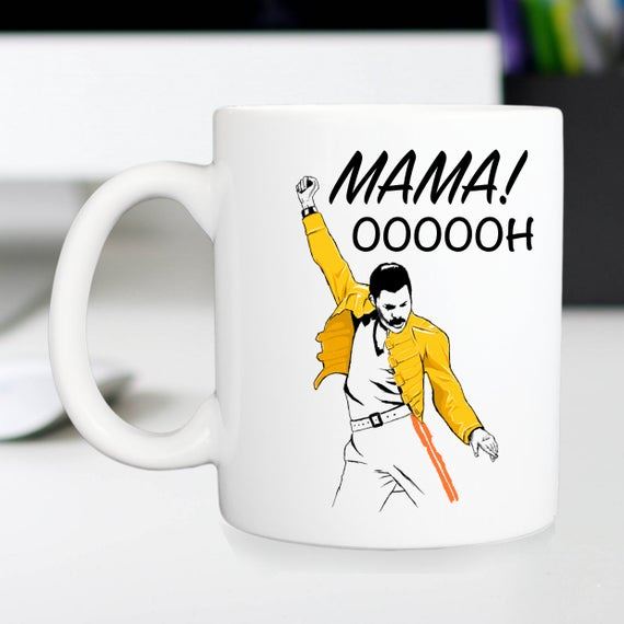 Gearhumans Gearhuman 3D Mama Ooooh Freddie Mercury Mothers Day Gift Custom Name Mug GW25031 Mug