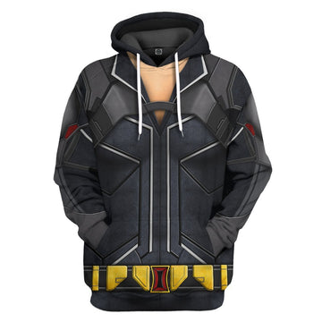 Gearhumans 3D Black Widow Costume Custom Tshirt Hoodie Apparel