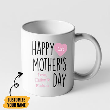 Gearhumans 3D Mommys First Mothers Day Gift Custom Name Mug