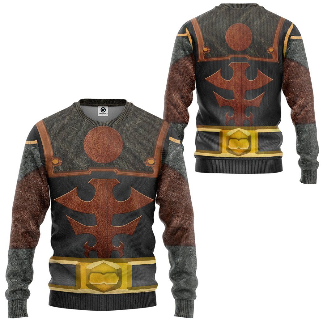 Gearhumans Gearhuman 3D Mortal Kombat Ermac Costume Custom Tshirt Hoodie Apparel GW180316 3D Apparel