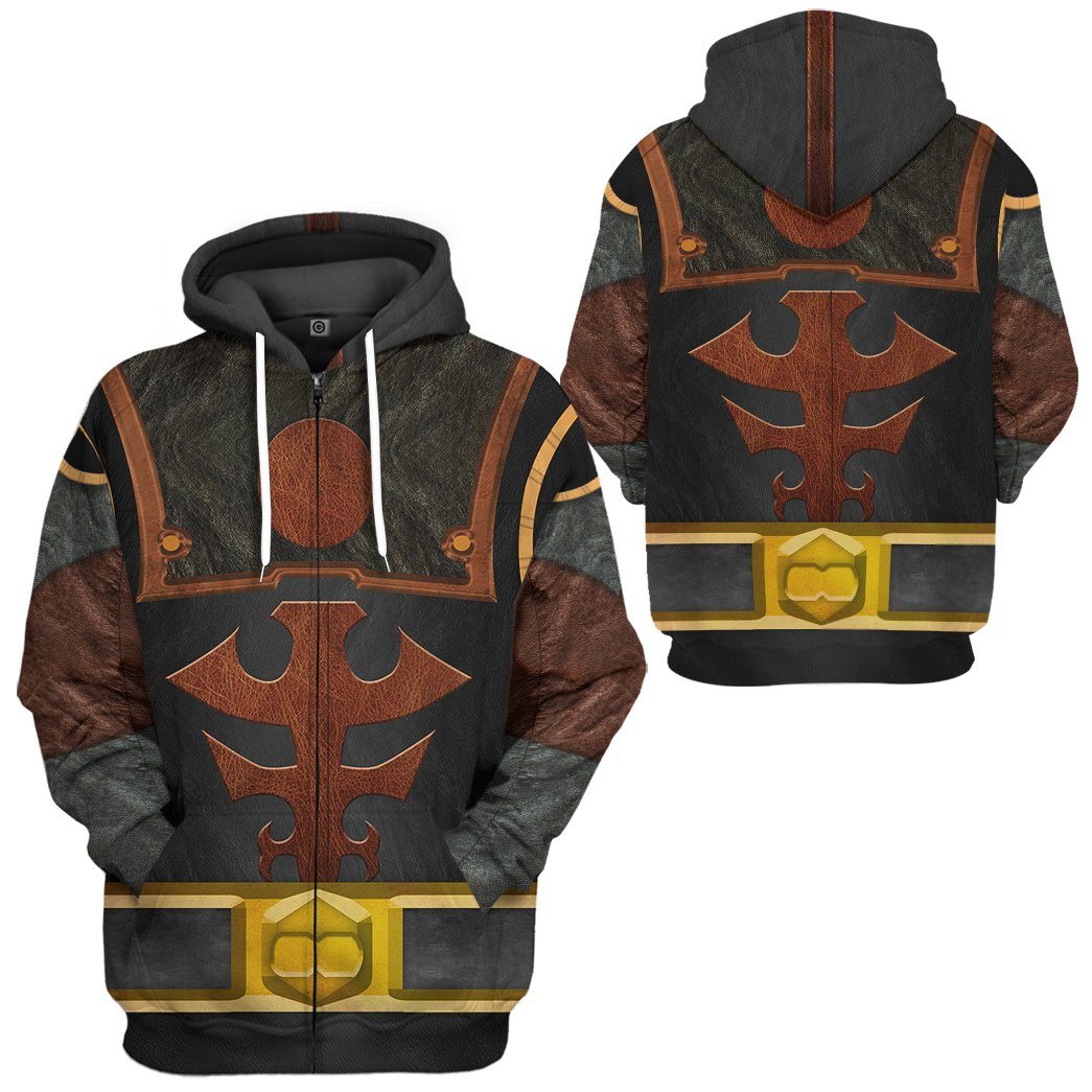 Gearhumans Gearhuman 3D Mortal Kombat Ermac Costume Custom Tshirt Hoodie Apparel GW180316 3D Apparel