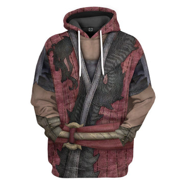 Gearhumans 3D Mortal Kombat Liu Kang Costume Custom Tshirt Hoodie Apparel