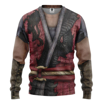 Gearhumans 3D Mortal Kombat Liu Kang Costume Custom Tshirt Hoodie Apparel