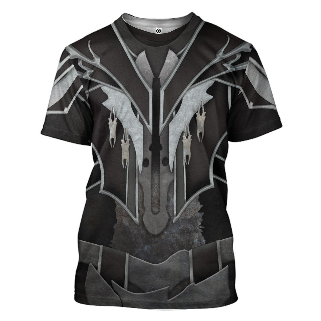 Gearhumans Gearhuman 3D Mortal Kombat Noob Saibot Costume Custom Tshirt Hoodie Apparel GW180317 3D Apparel T-Shirt S