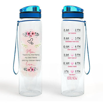 Gearhumans 3D Mother Day You Are My Frist Friend Water Bottle