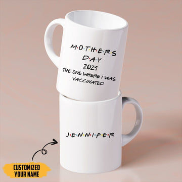 Gearhumans 3D Mothers Day Gift Where I Was Vaccinated Custom Name Mug