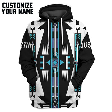 Gearhumans 3D Native Pattern Custom Name Tshirt Hoodie Apparel