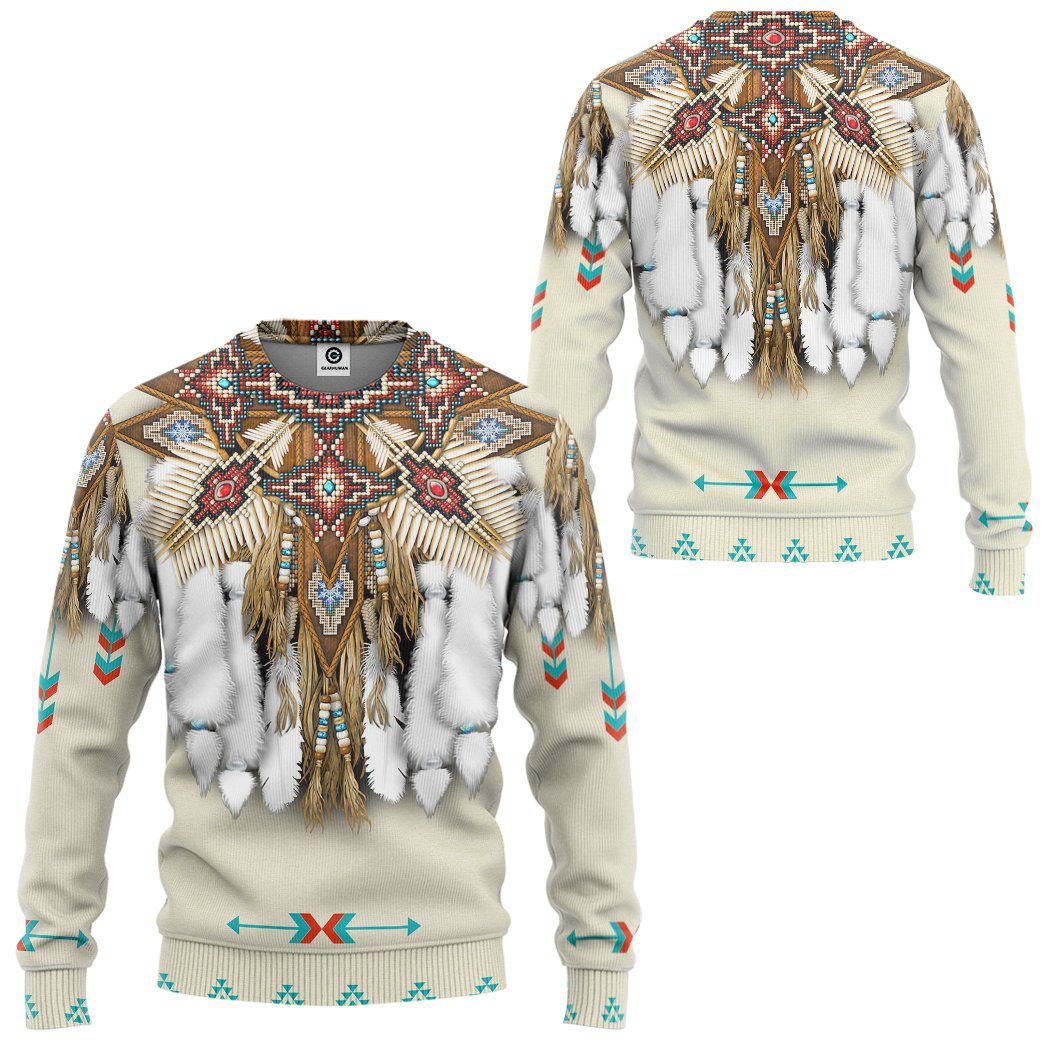 Gearhumans Gearhuman 3D Native Pattern Tshirt Hoodie Apparel GB110324 3D Apparel