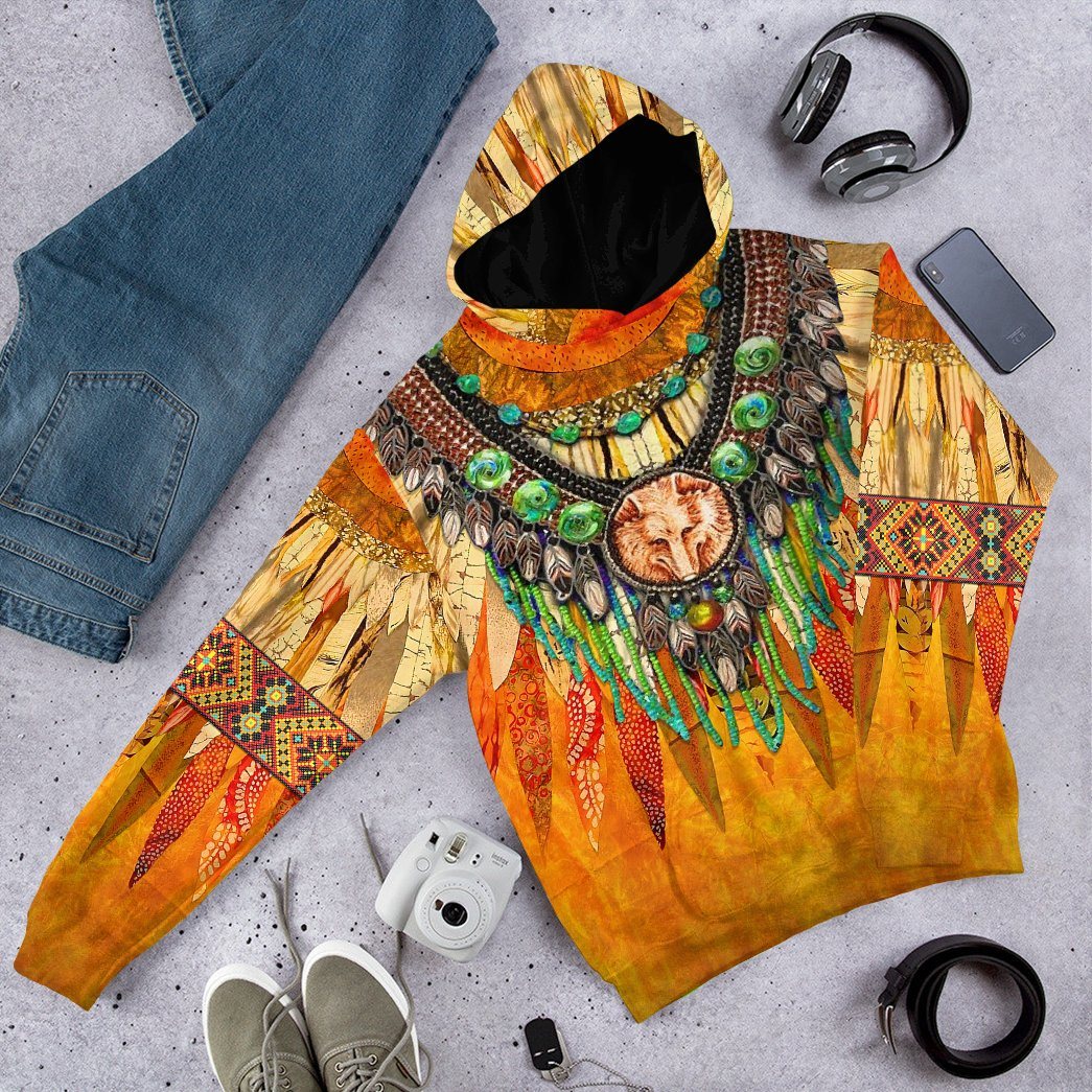 Gearhumans Gearhuman 3D Native Pattern Tshirt Hoodie Apparel GB110326 3D Apparel