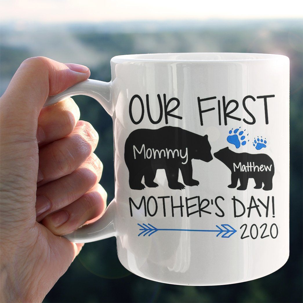 Gearhumans Gearhuman 3D Our First Mothers Day Custom Name Mug GJ300314 Mug