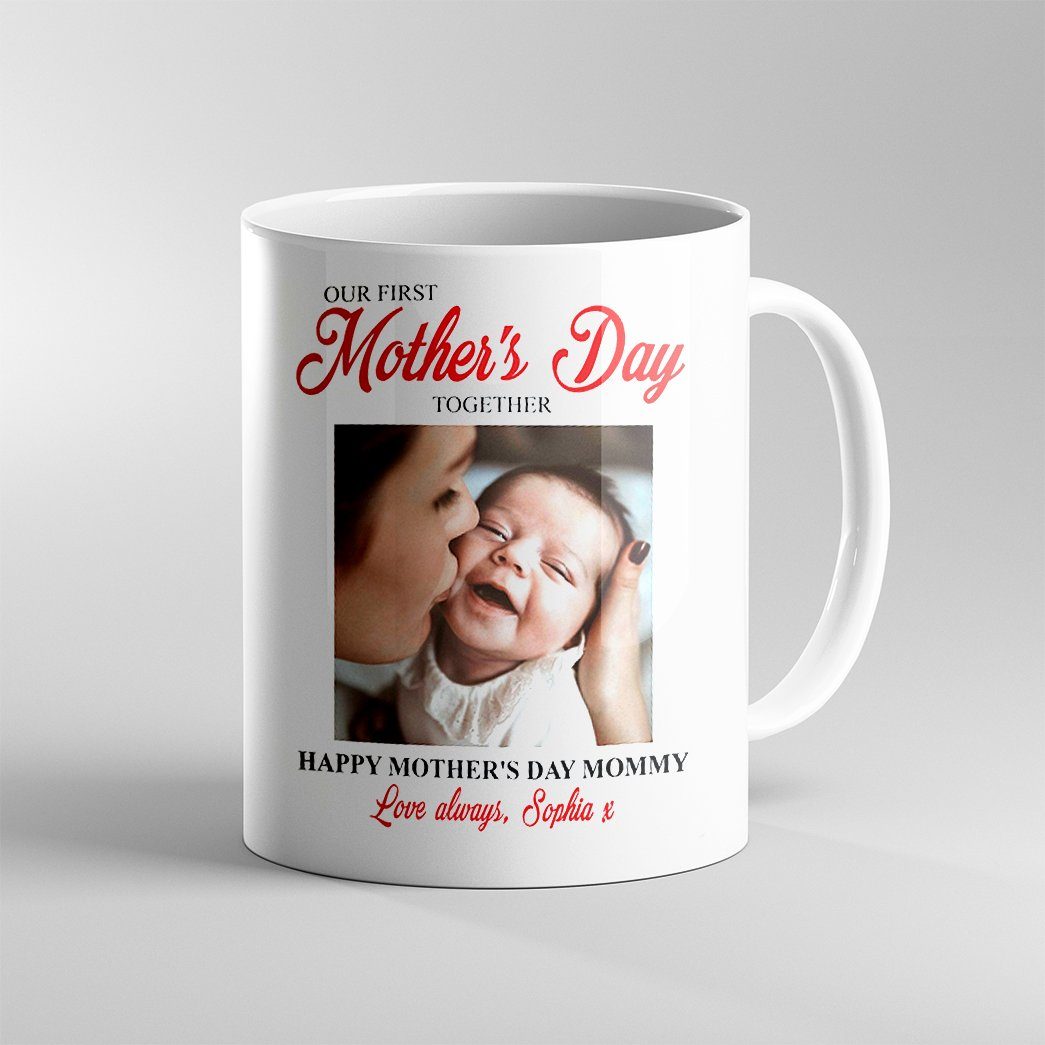 Gearhumans Gearhuman 3D Our First Mothers Day Together Custom Name Mug GJ300305 Mug