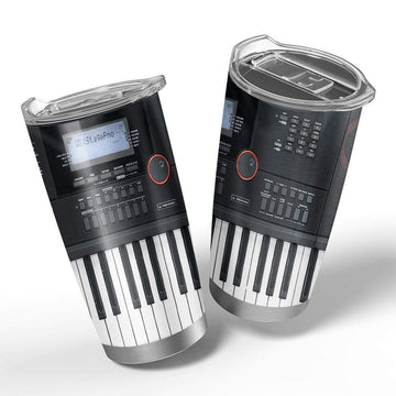 Gearhumans 3D Piano Custom Design Vacuum Insulated Tumbler