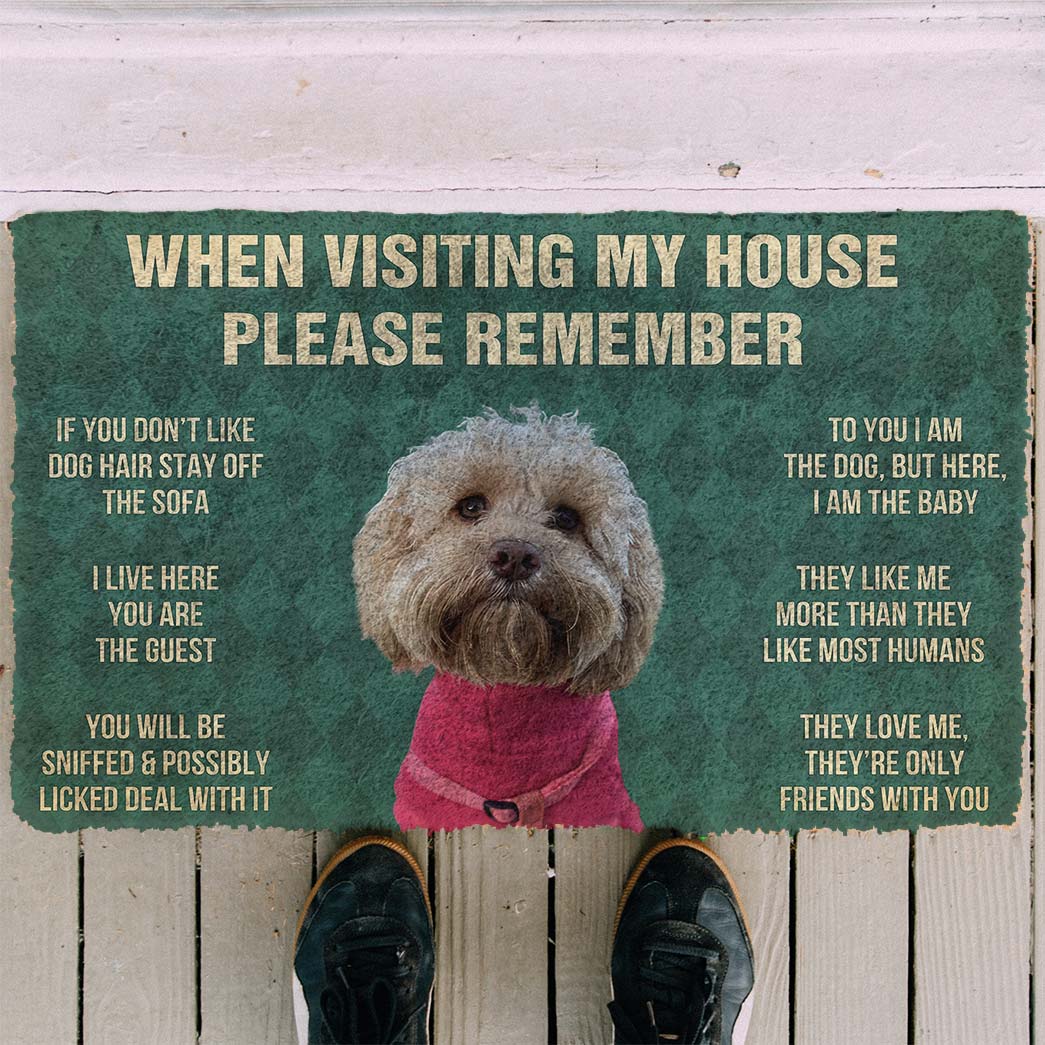 Gearhumans Gearhuman 3D Please Remember Dog Doormat GV26038 Doormat