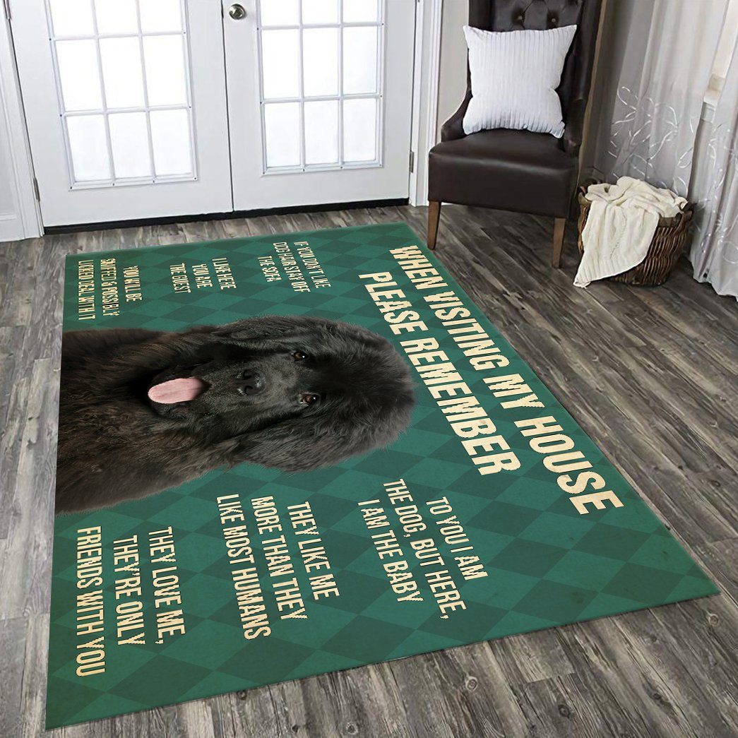 Gearhumans Gearhuman 3D Please Remember Newfoundland Carpet GV22035 Square Carpet