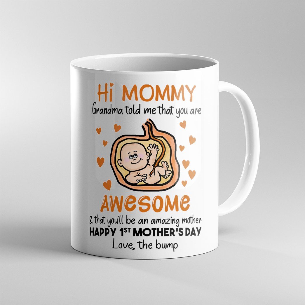 Gearhumans Gearhuman 3D Say Hi to Mommy Mug GJ010445 Mug 11oz