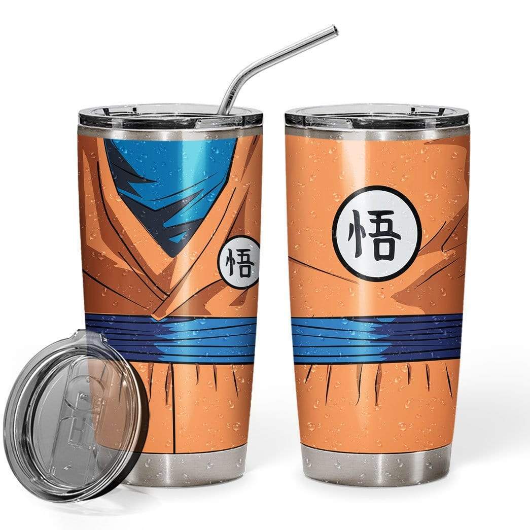 Gearhumans Gearhuman 3D Son Goku Custom Design Vacuum Insulated Tumbler GV260511 Tumbler