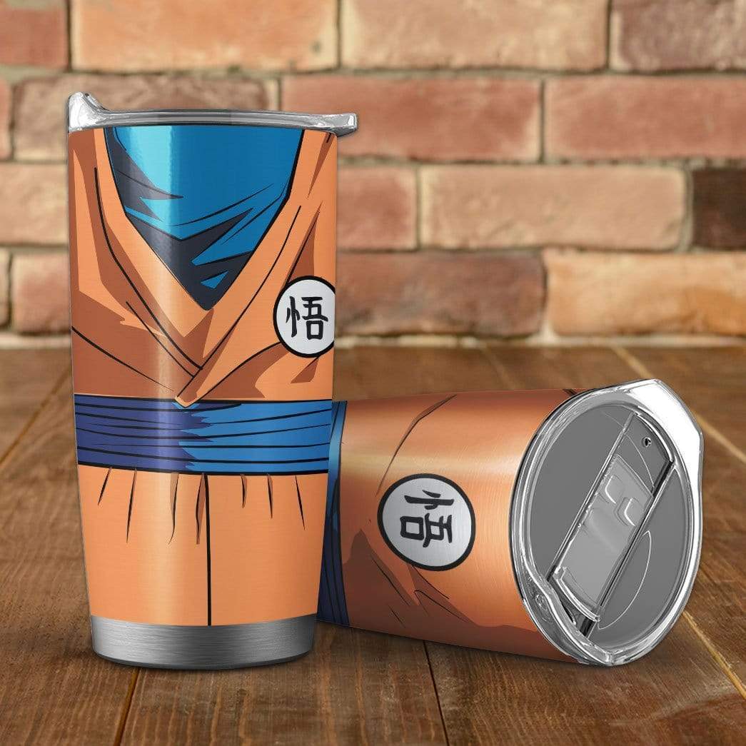 Gearhumans Gearhuman 3D Son Goku Custom Design Vacuum Insulated Tumbler GV260511 Tumbler