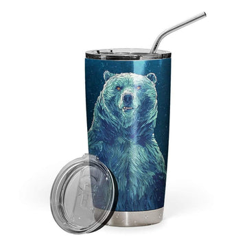 Gearhumans 3D Teddy Bear Design Vacuum Insulated Tumbler