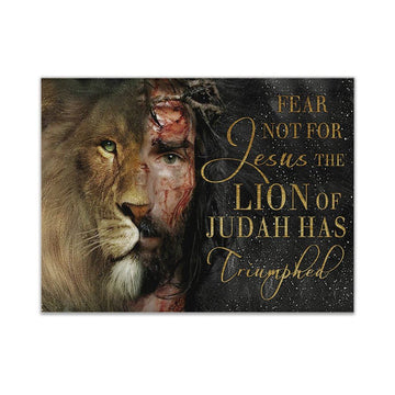 Gearhumans 3D The Lion Of Judah Has Triumphed Custom Canvas