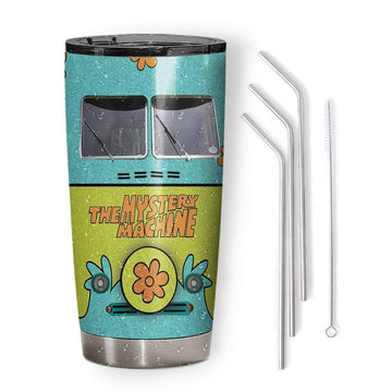 Gearhumans 3D The Mystery Machine Custom Name Design Vacuum Insulated Tumbler