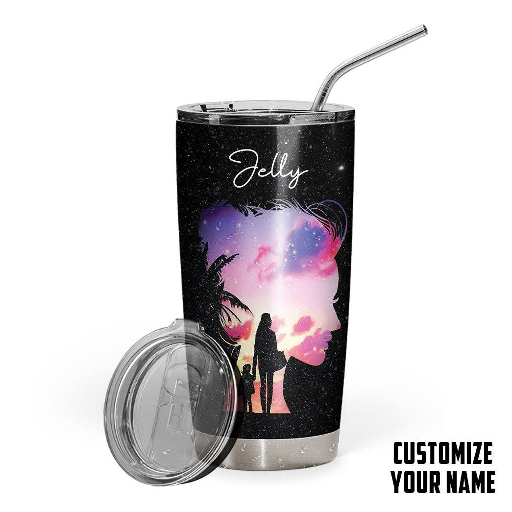 Gearhumans Gearhuman 3D To My Mom Mothers Day Gift Custom Name Design Insulated Vacuum Tumbler GW260321 Tumbler Long 20oz