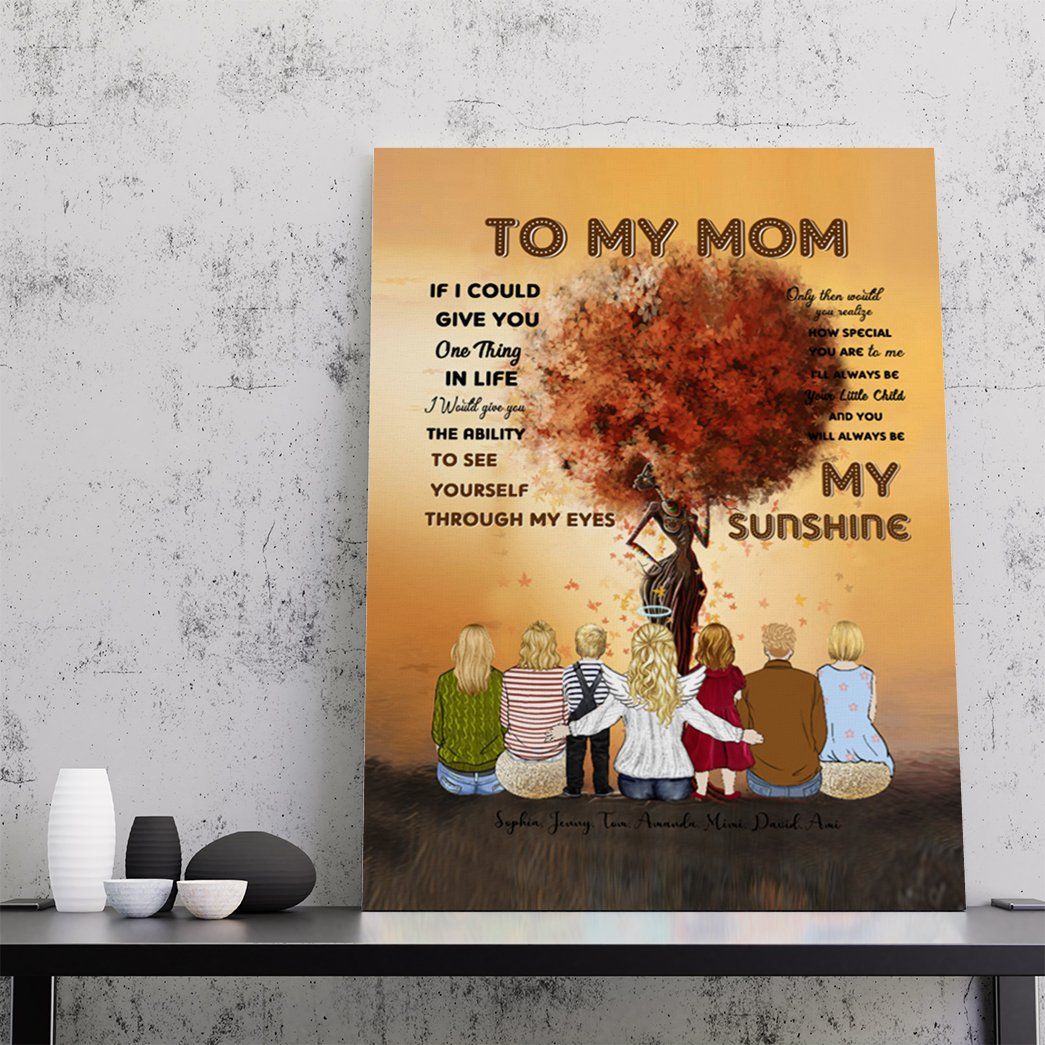 Gearhumans Gearhuman 3D To My Mom My Sunshine Canvas GH290330 Canvas